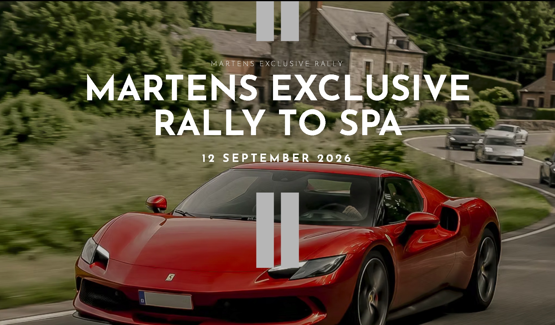 Martens Exclusive Rally 2026 — rallye Fun4Road, 12 septembre 2026